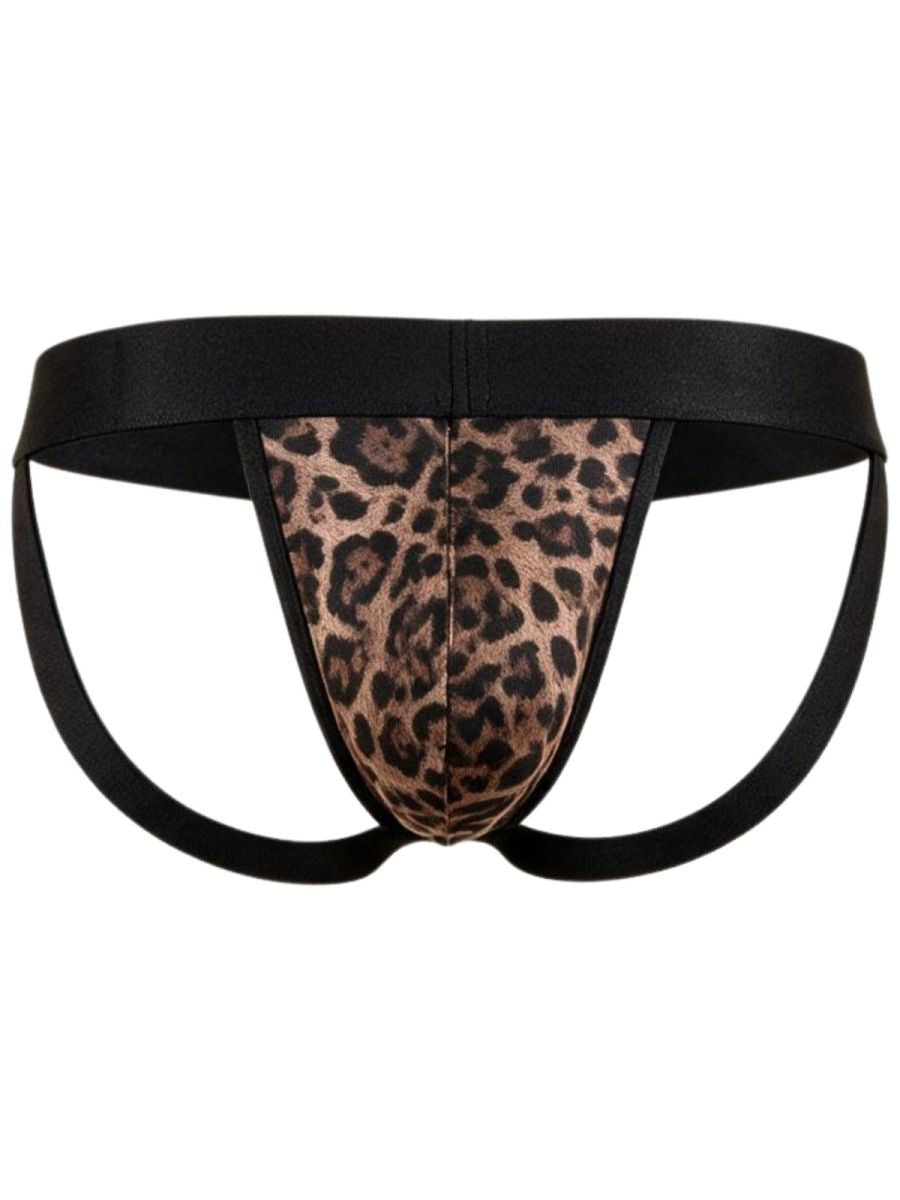 CandyMan Wild Microfiber Men's Jockstrap in Leopard Print – men's jockstraps