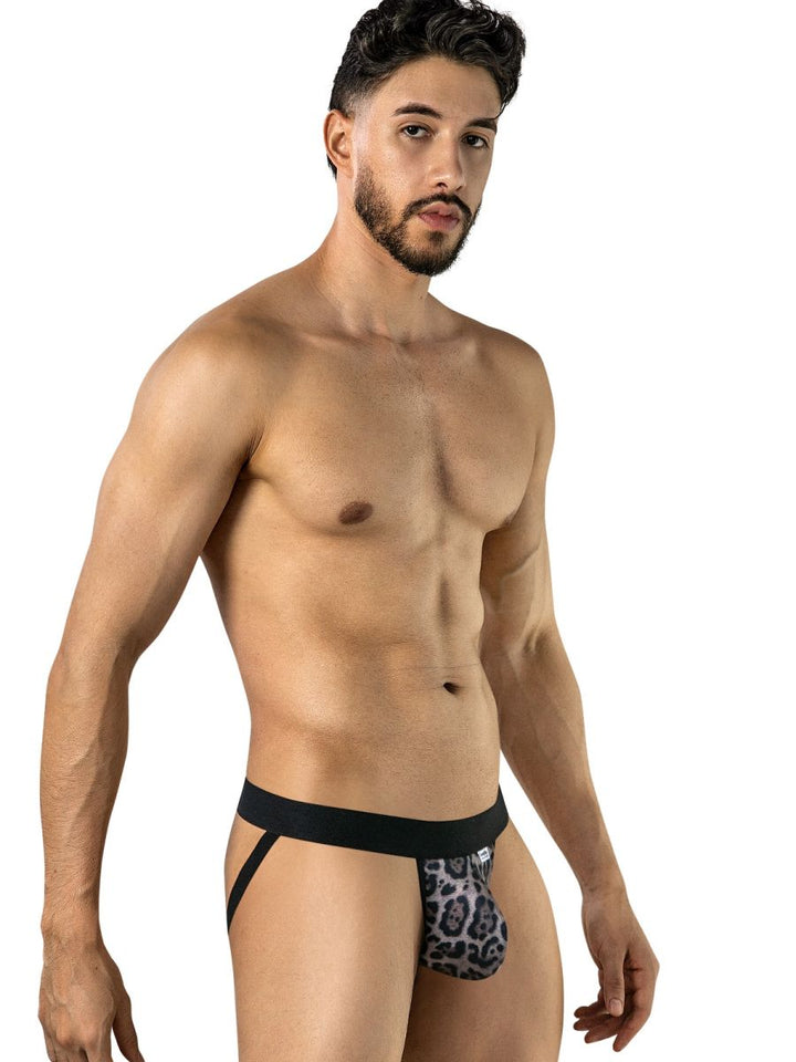 CandyMan Wild Microfiber Men's Jockstrap in Leopard Print – men's jockstraps