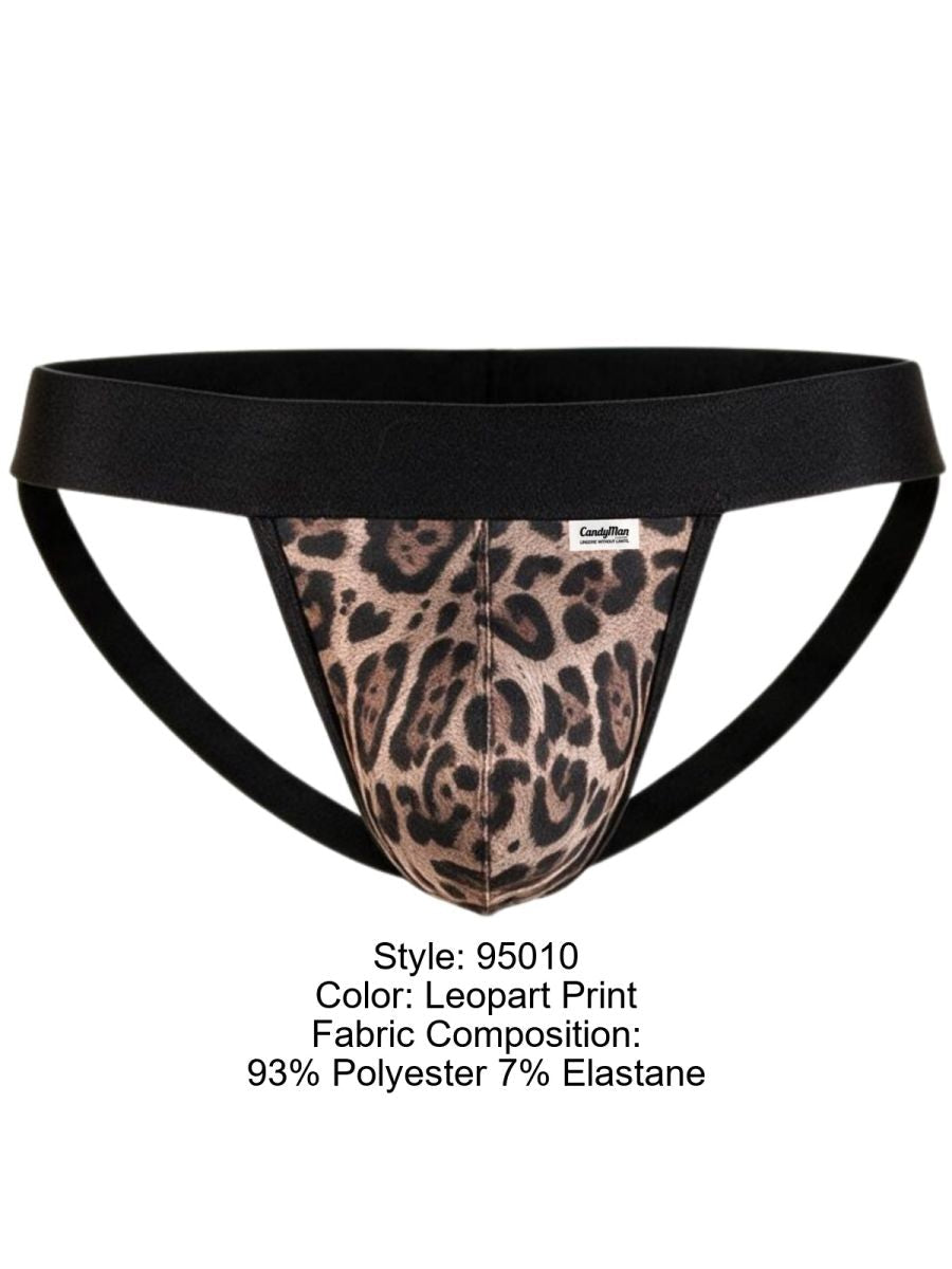 CandyMan Wild Microfiber Men's Jockstrap in Leopard Print – men's jockstraps