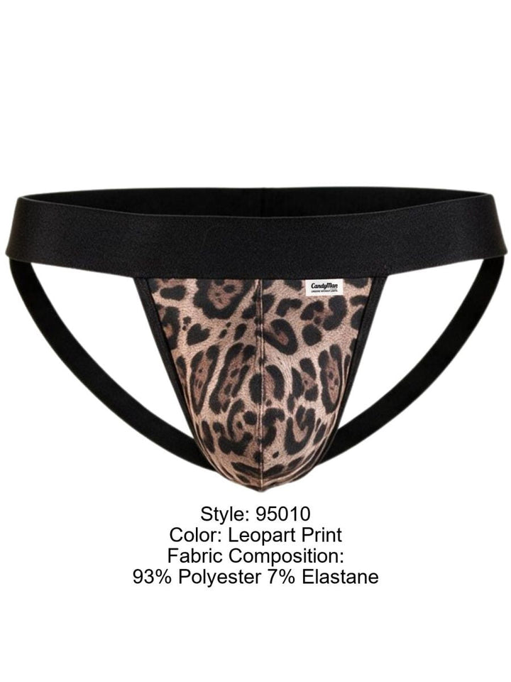 CandyMan Wild Microfiber Men's Jockstrap in Leopard Print – men's jockstraps
