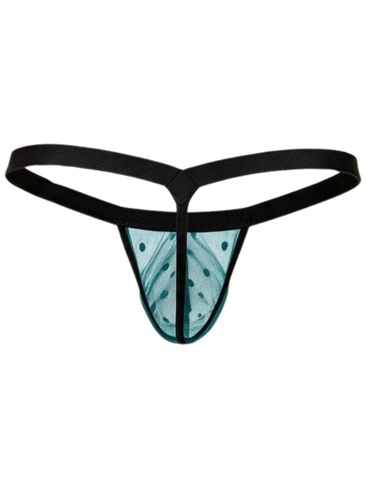 CandyMan Mesh Thong Men's Thong in Emerald – men's thongs