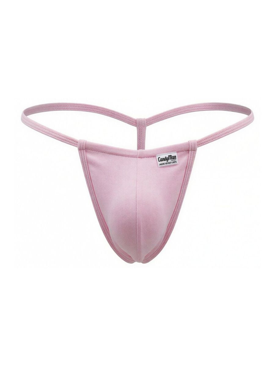 CandyMan Mini Men's Thong in Baby Pink – men's thongs