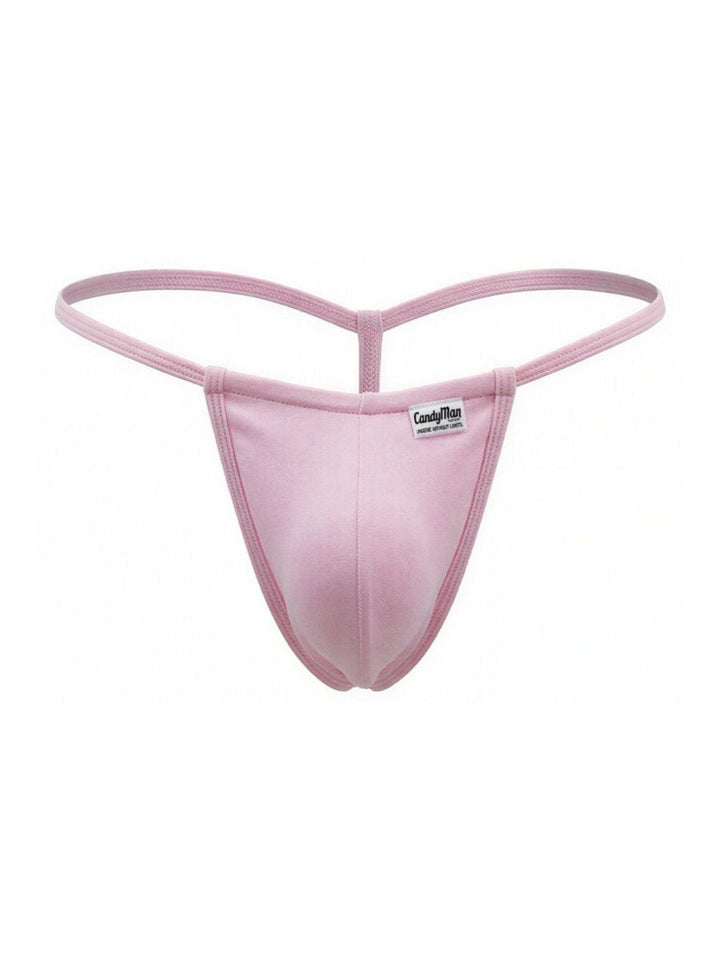 CandyMan Mini Men's Thong in Baby Pink – men's thongs