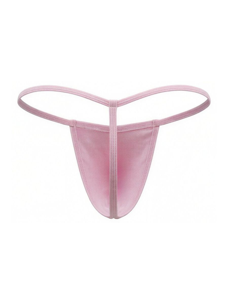 CandyMan Mini Men's Thong in Baby Pink – men's thongs