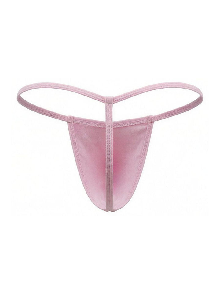CandyMan Mini Men's Thong in Baby Pink – men's thongs