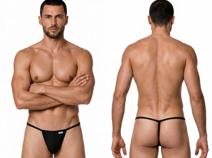 CandyMan Mini Men's Thong in Black – men's thongs