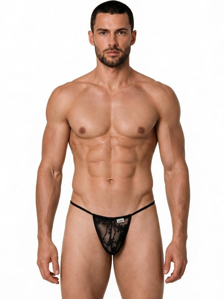 CandyMan Mini Men's Thong in Black – men's thongs