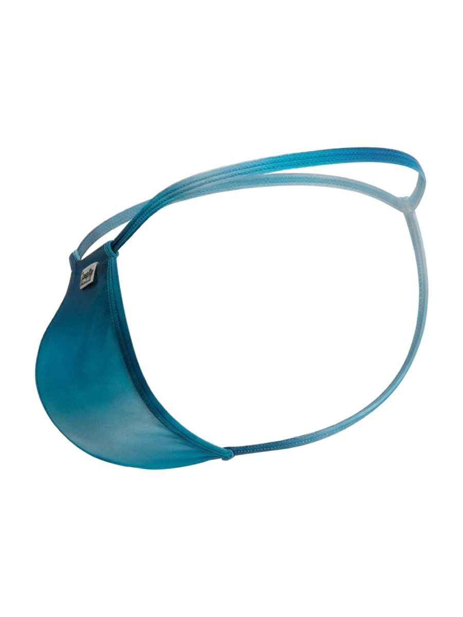 CandyMan Mini Men's Thong in Blue Print – men's thongs
