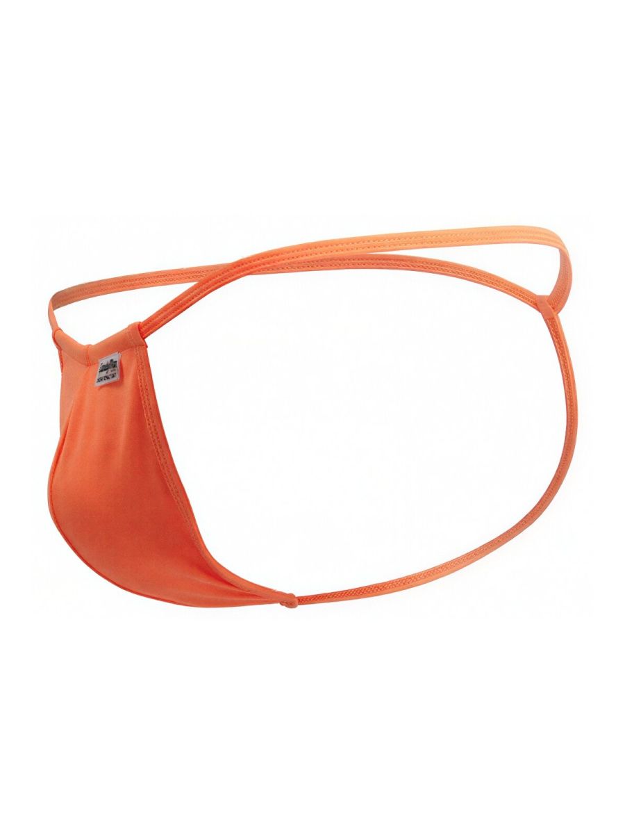 CandyMan Mini Men's Thong in Hot Orange – men's thongs