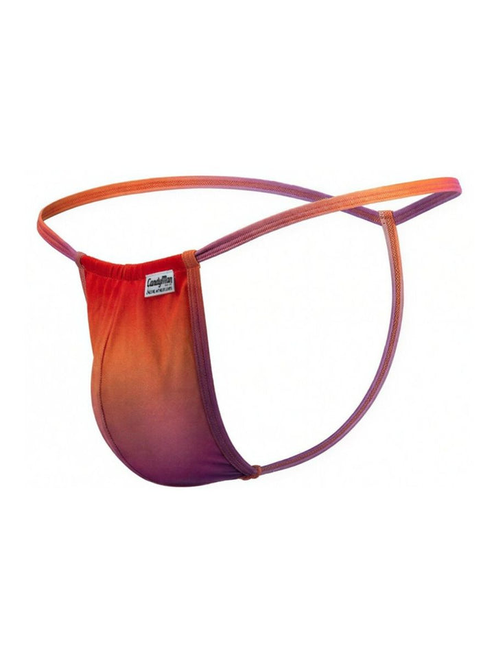 CandyMan Mini Men's Thong in Orange Print – men's thongs