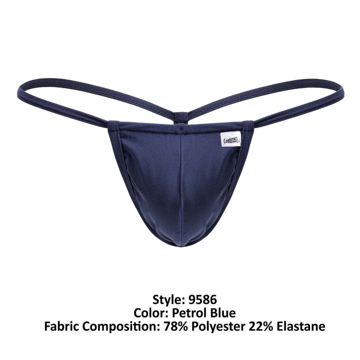 CandyMan Mini Men's Thong in Petrol Blue – men's thongs