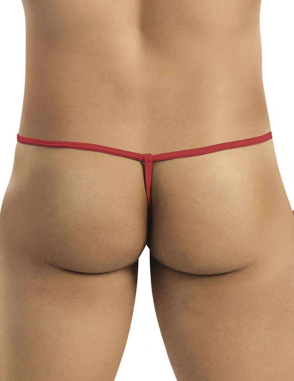 CandyMan men's red 9586 G-string thong – microfiber barely-there minimal underwear