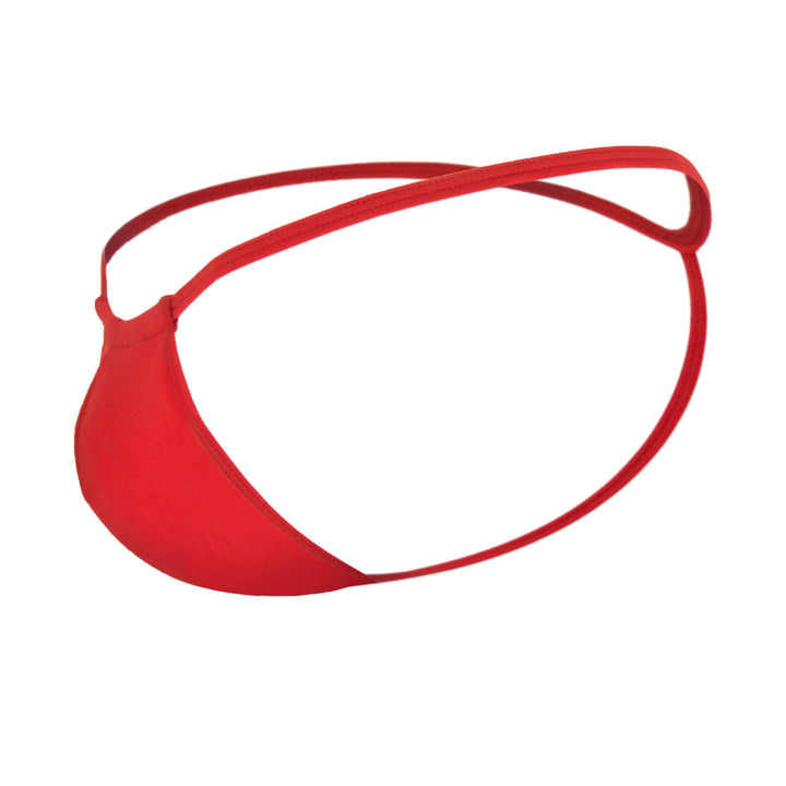 CandyMan men's red 9586 G-string thong – microfiber barely-there minimal underwear