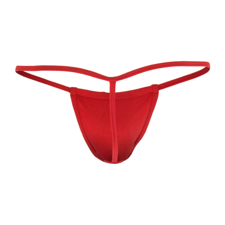 CandyMan men's red 9586 G-string thong – microfiber barely-there minimal underwear