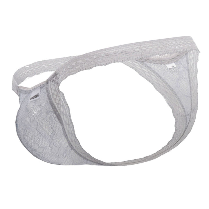 CandyMan Double Lace Thongs in Gray – men's thongs