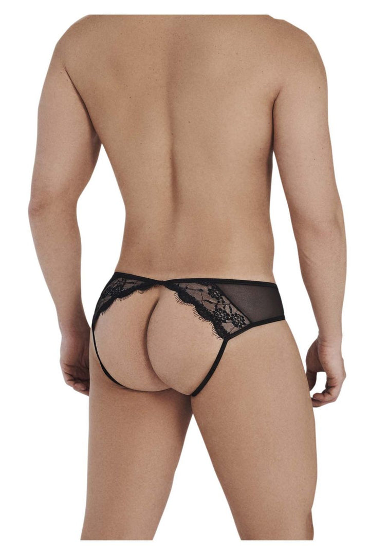 CandyMan Lace Mesh Jockstrap in Black – men's jockstraps