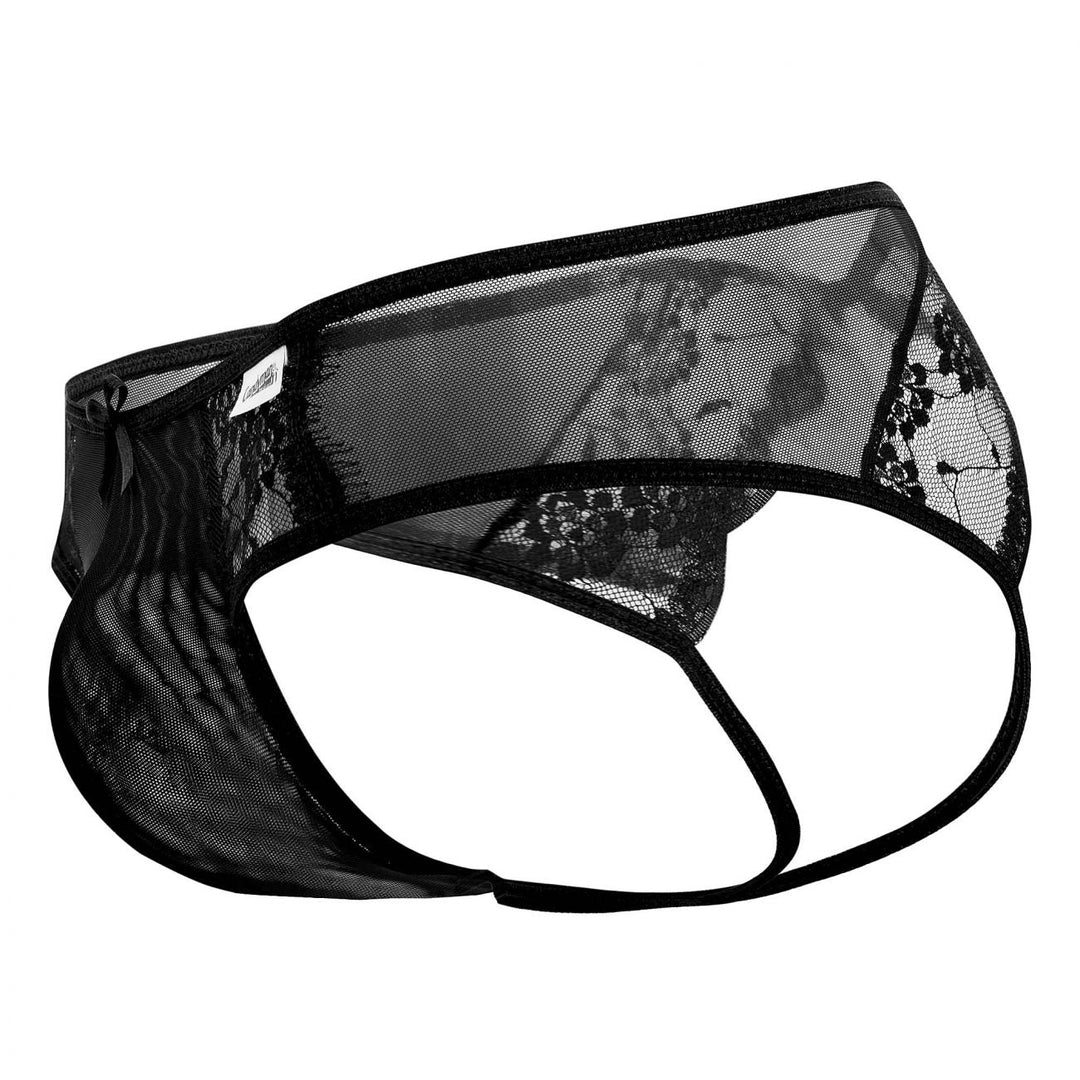 CandyMan Lace Mesh Jockstrap in Black – men's jockstraps