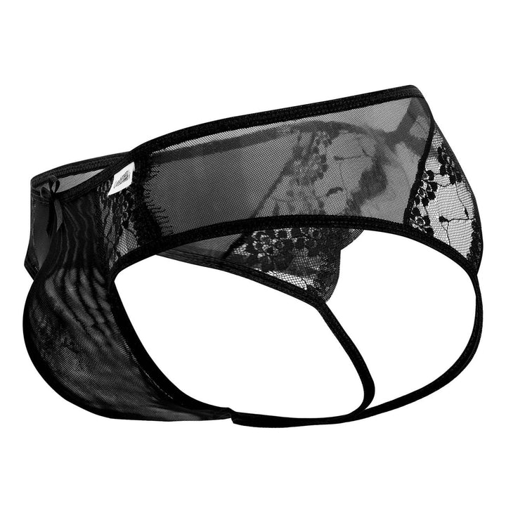 CandyMan Lace Mesh Jockstrap in Black – men's jockstraps