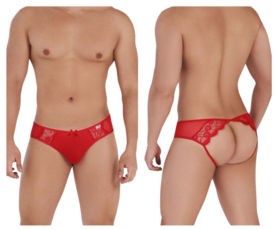 CandyMan Lace Mesh Jockstrap in Red – men's jockstraps