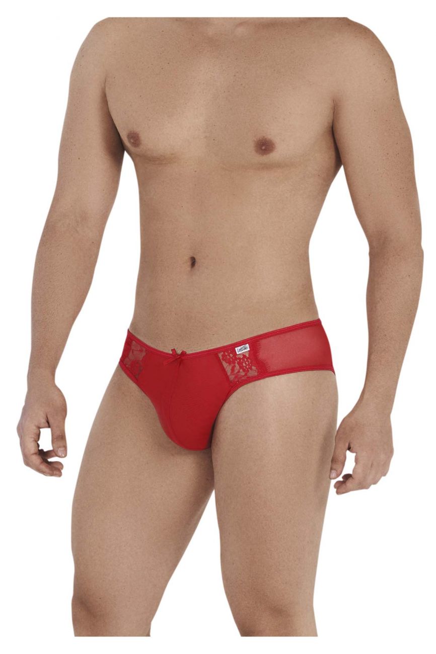 CandyMan Lace Mesh Jockstrap in Red – men's jockstraps