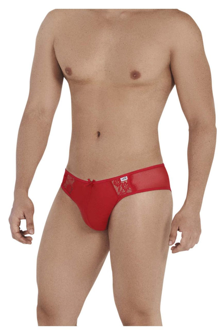 CandyMan Lace Mesh Jockstrap in Red – men's jockstraps