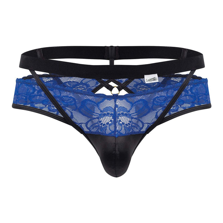 CandyMan Lace Jockstrap in Blue – men's jockstraps