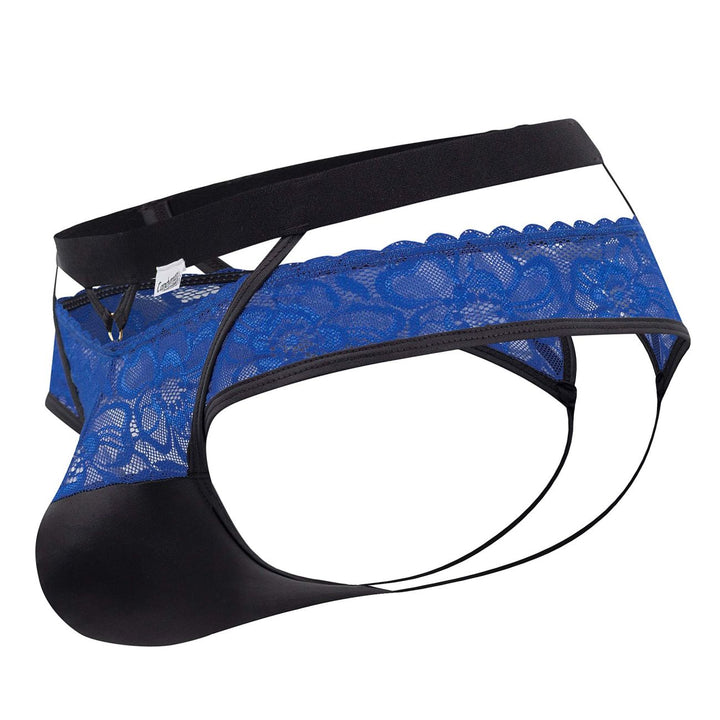 CandyMan Lace Jockstrap in Blue – men's jockstraps