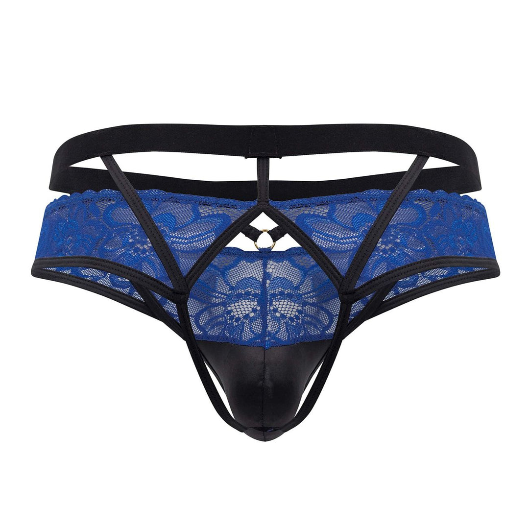CandyMan Lace Jockstrap in Blue – men's jockstraps