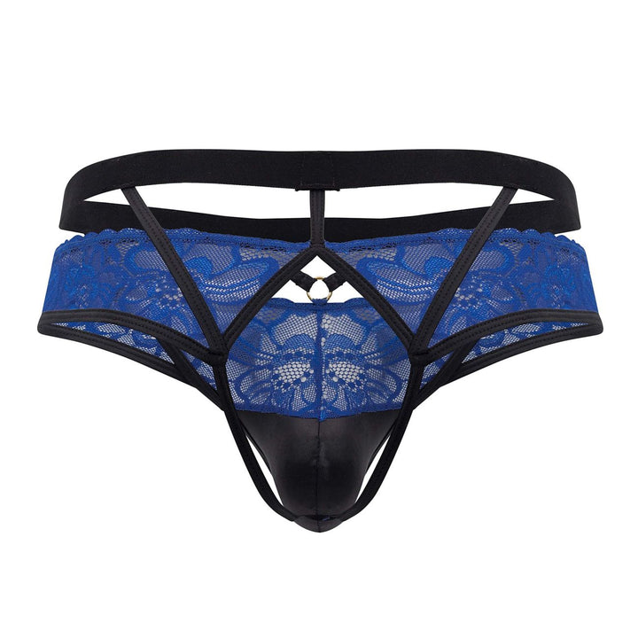 CandyMan Lace Jockstrap in Blue – men's jockstraps