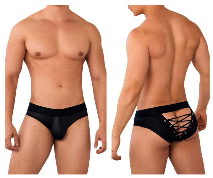 CandyMan Shorty Briefs in Black – men's briefs