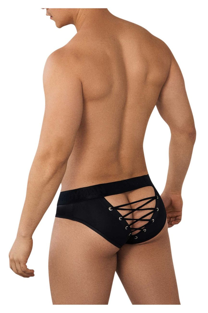 CandyMan Shorty Briefs in Black – men's briefs