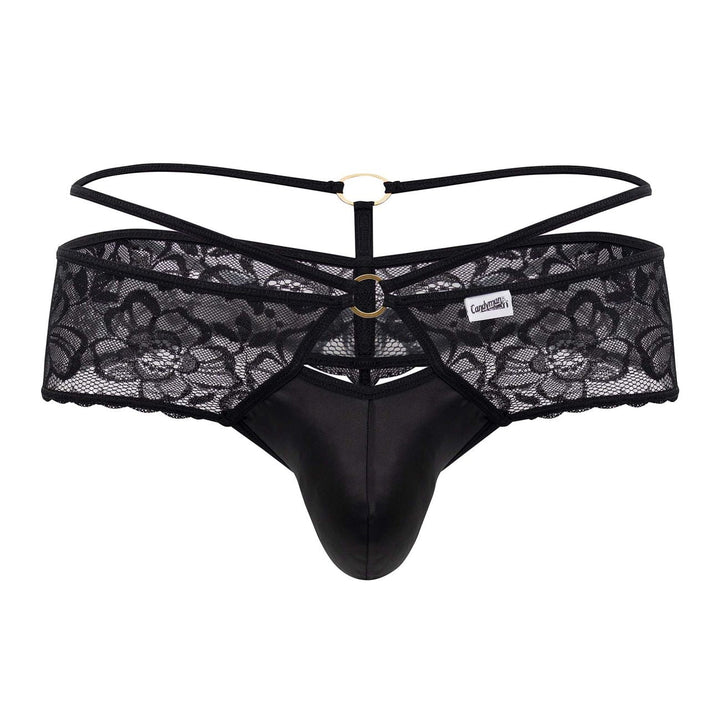 CandyMan Lace Thongs in Black – men's thongs