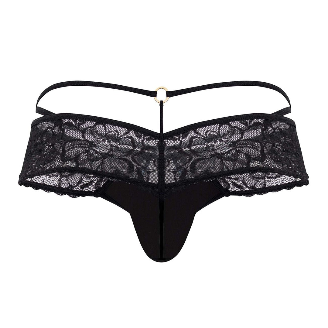 CandyMan Lace Thongs in Black – men's thongs