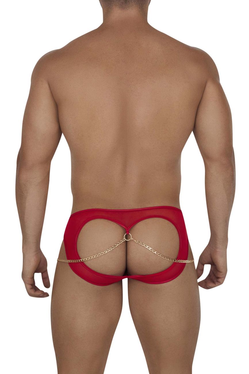 CandyMan Chain Jock Briefs in Red – men's briefs