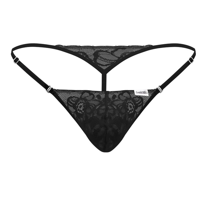 CandyMan Lace Thongs in Black – men's thongs