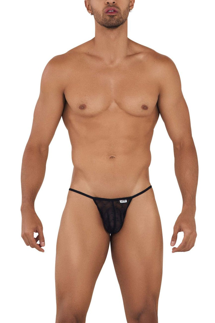 CandyMan Micro Lace Jockstrap in Black – men's jockstraps