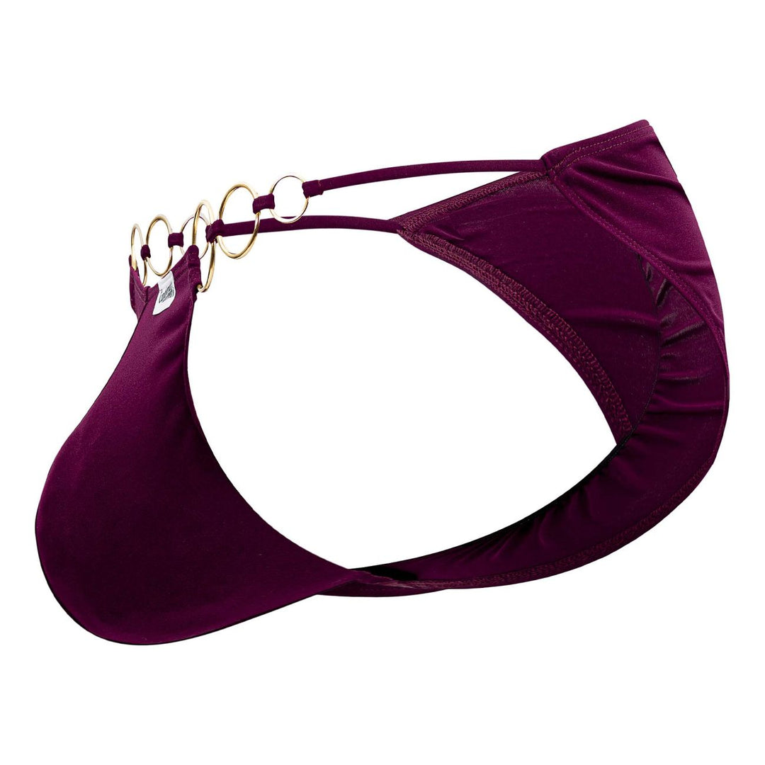 CandyMan Holes in One Bikini in Burgundy – men's briefs