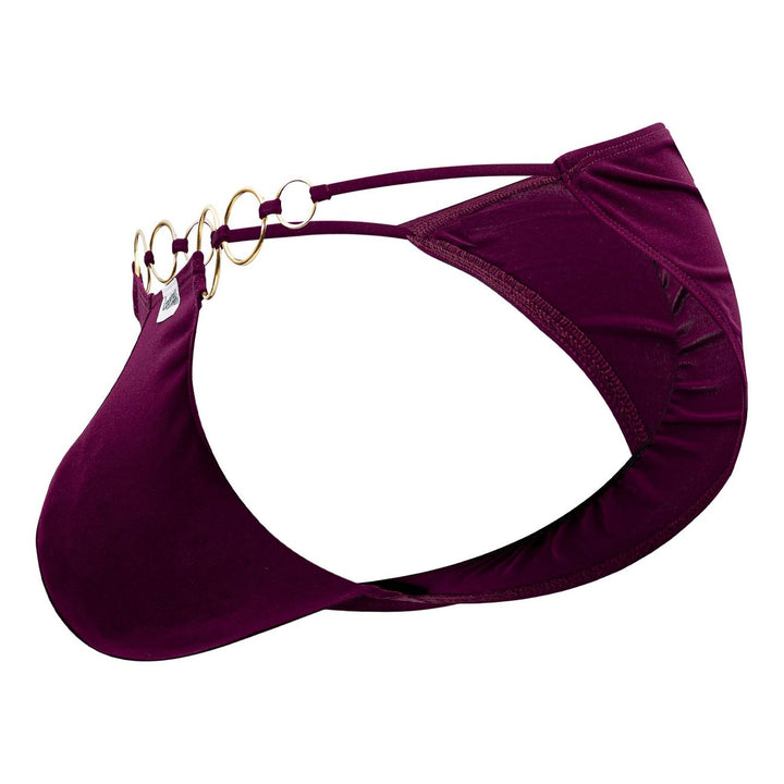 CandyMan Holes in One Bikini in Burgundy – men's briefs