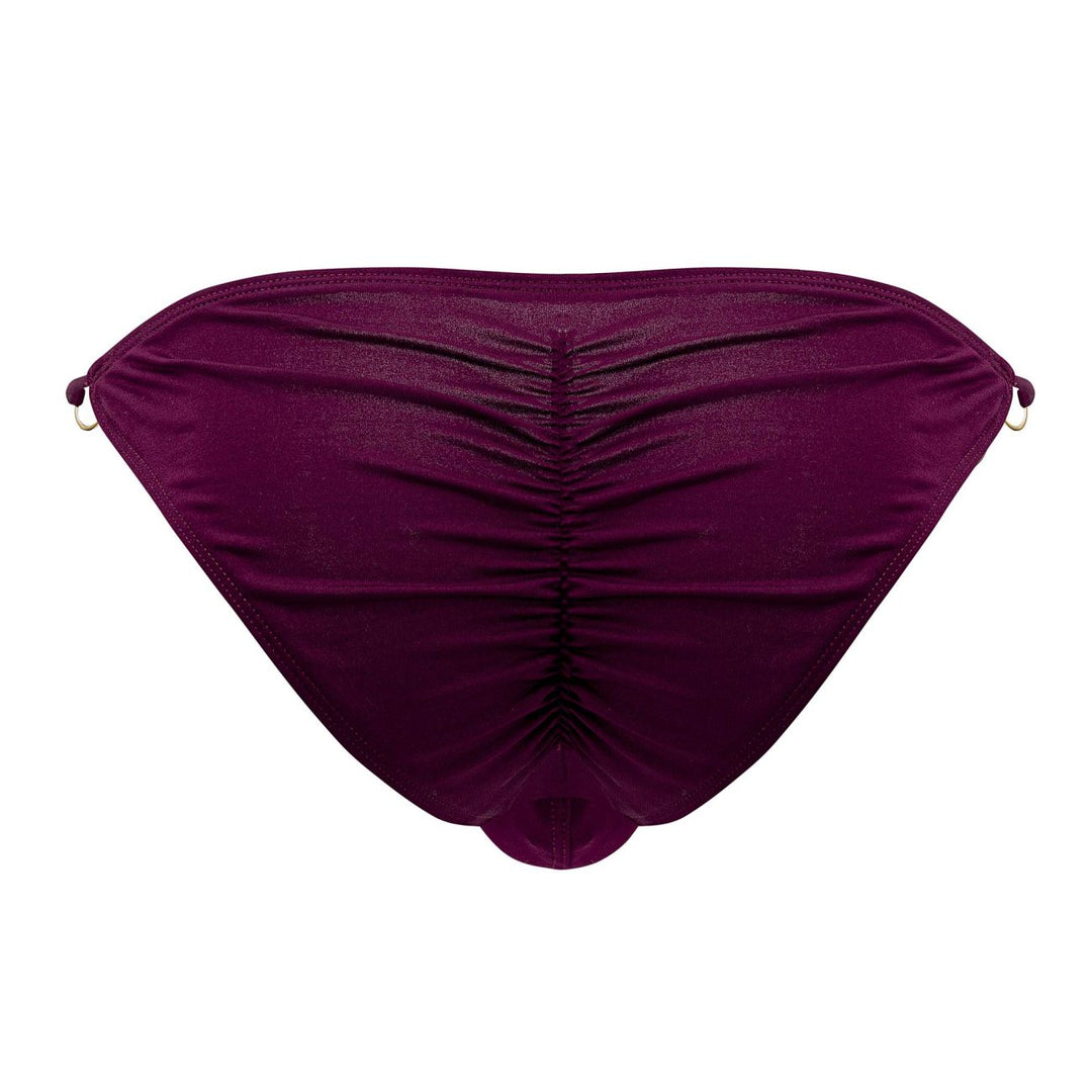 CandyMan Holes in One Bikini in Burgundy – men's briefs