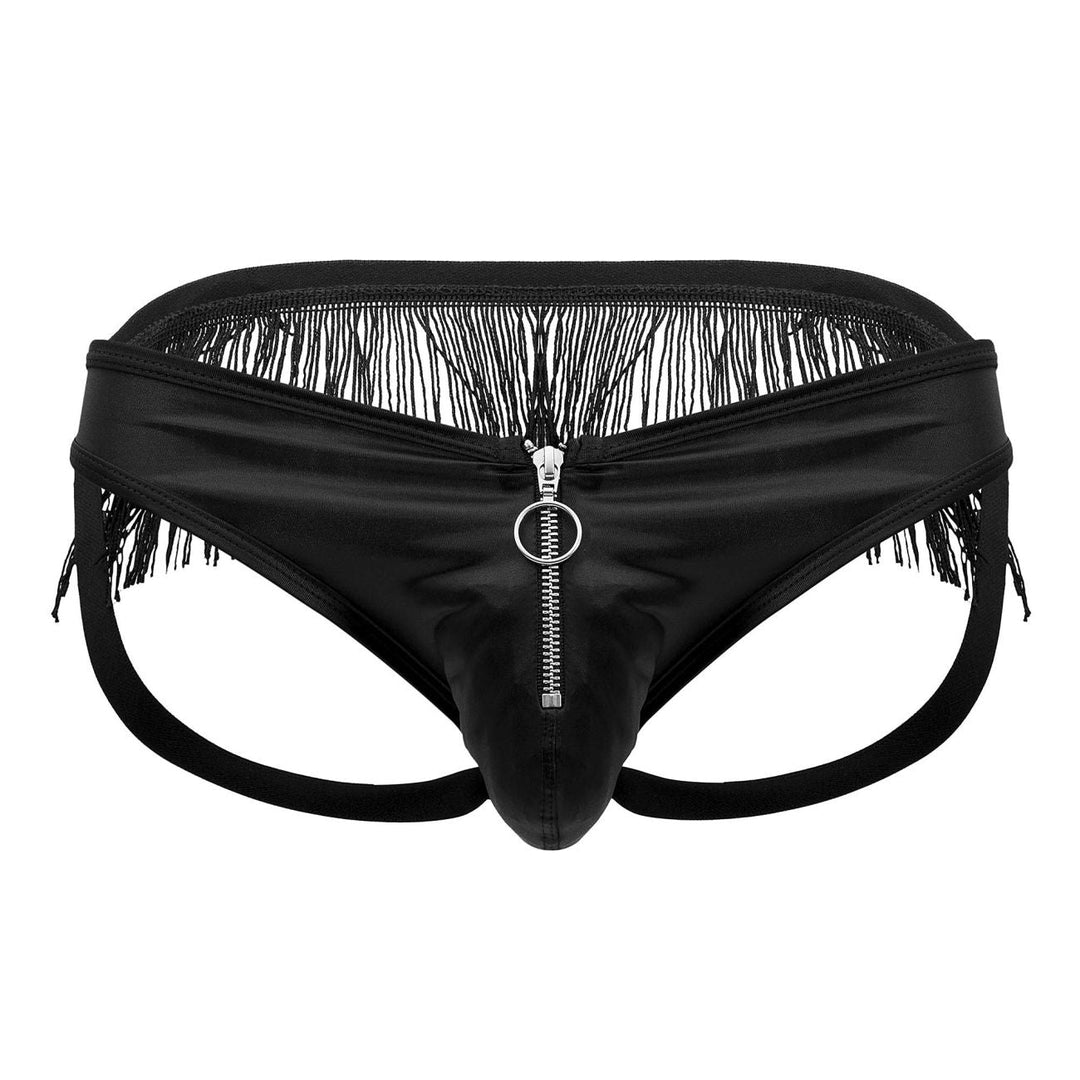 CandyMan Fringe Jockstrap in Black – men's jockstraps