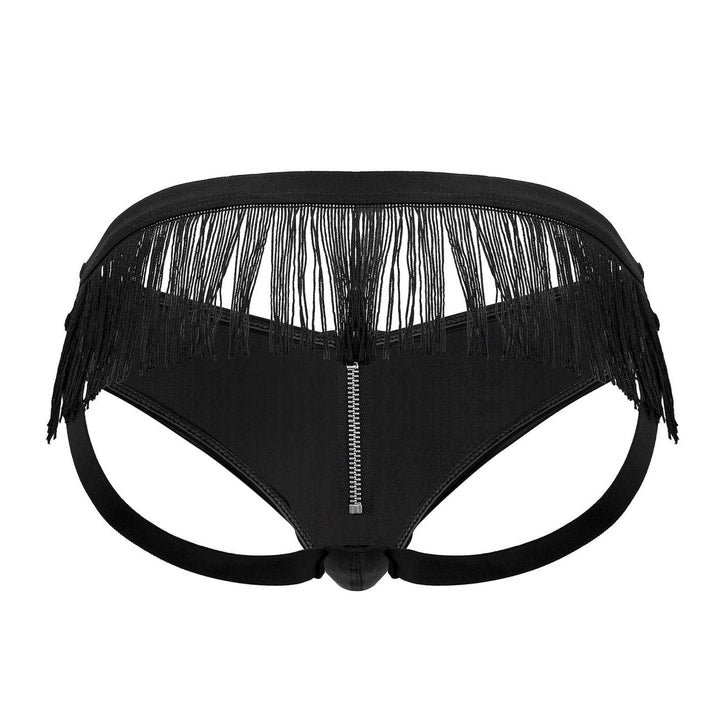 CandyMan Fringe Jockstrap in Black – men's jockstraps