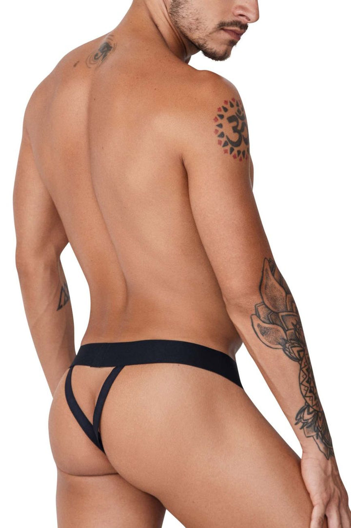CandyMan Fringe Thongs in Black – men's thongs