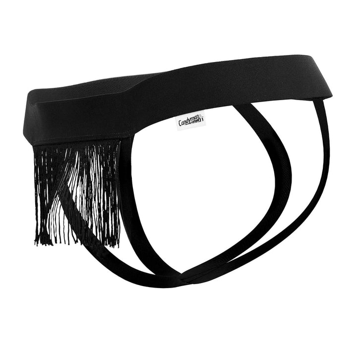 CandyMan Fringe Thongs in Black – men's thongs