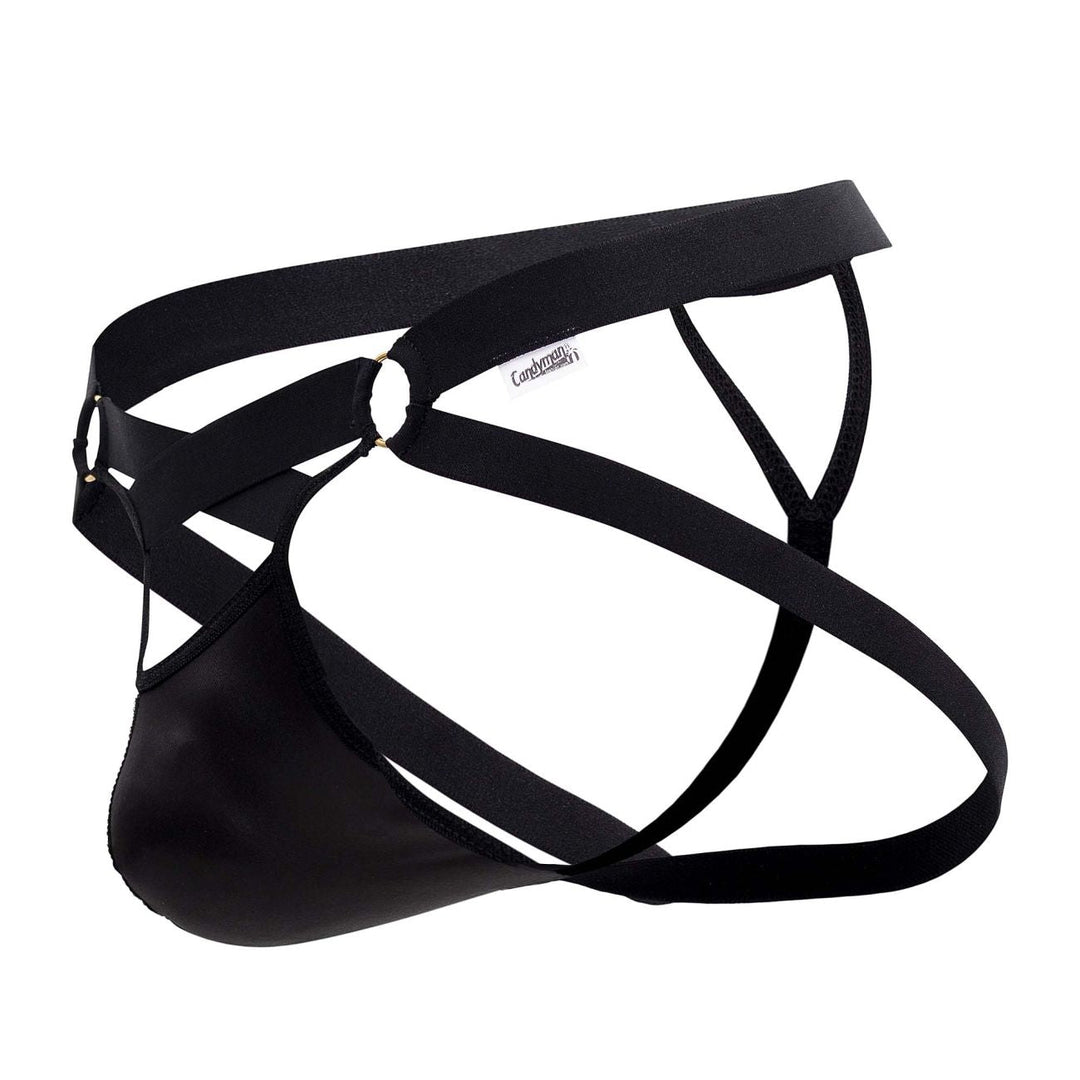 CandyMan Jock G-String in Black – men's thongs