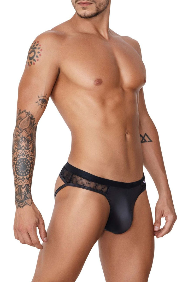 CandyMan Lace Jockstrap in Black – men's jockstraps