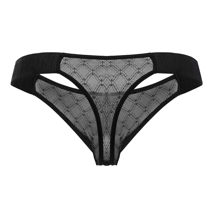 CandyMan Mesh Thongs in Black – men's thongs