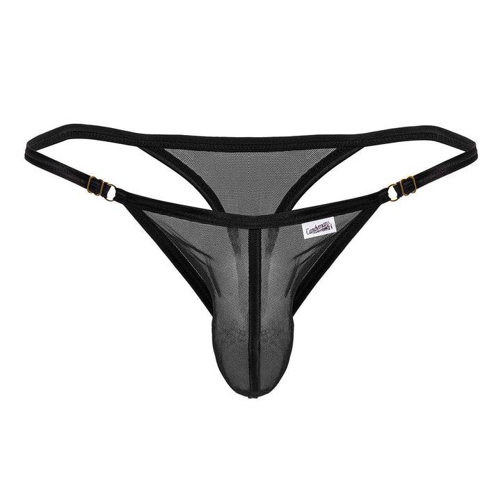 CandyMan Mesh Thongs in Black – men's thongs