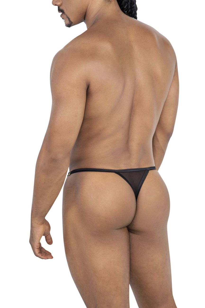 CandyMan Mesh Thongs in Black – men's thongs