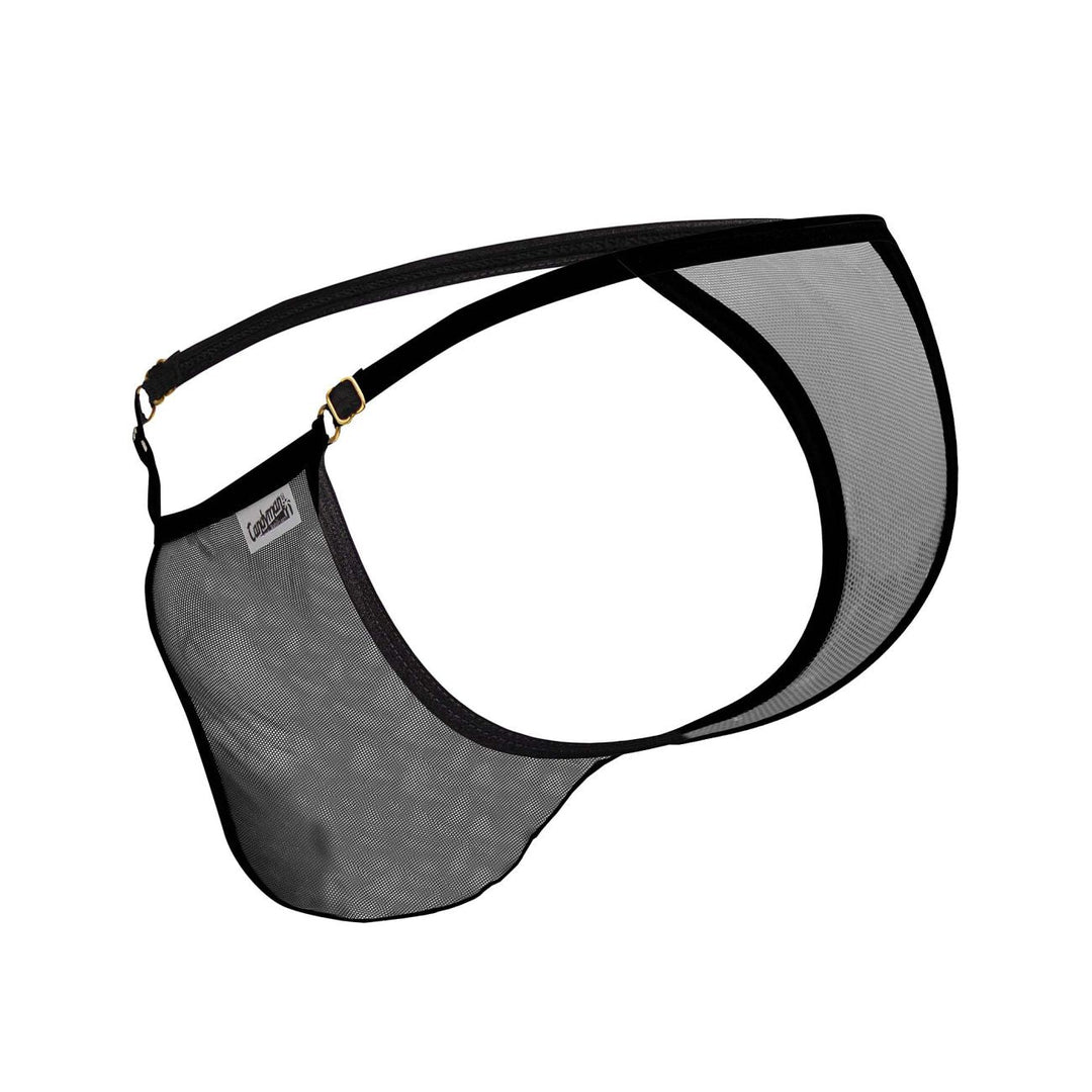 CandyMan Mesh Thongs in Black – men's thongs