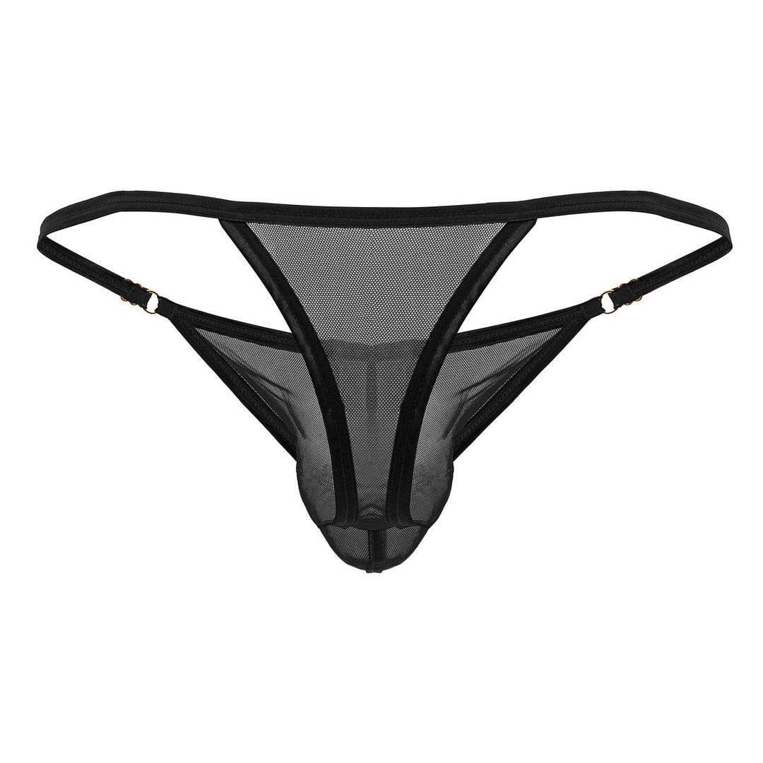 CandyMan Mesh Thongs in Black – men's thongs